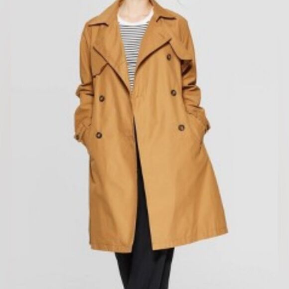 a new day Jackets & Blazers - A New Day Water Resistant Trench Coat
